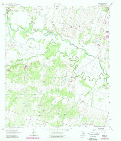 United States Geological Survey Sharp, TX (1963, 24000-Scale) digital map