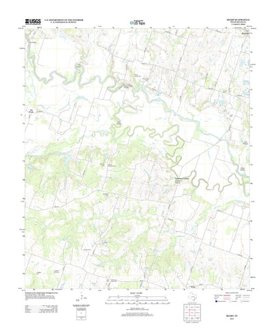 United States Geological Survey Sharp, TX (2013, 24000-Scale) digital map