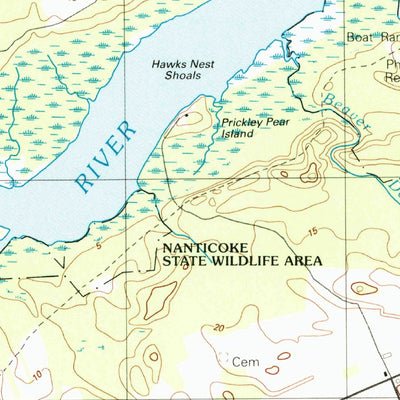 United States Geological Survey Sharptown, MD-DE (1992, 24000-Scale) digital map