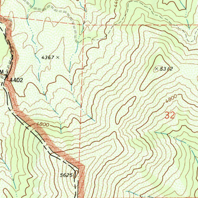 United States Geological Survey Shasta Bally, CA (1978, 24000-Scale) digital map