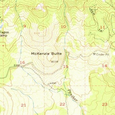 United States Geological Survey Shasta, CA (1954, 62500-Scale) digital map