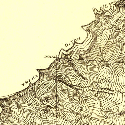 United States Geological Survey Shasta Valley Sheet No 3, CA (1922, 24000-Scale) digital map