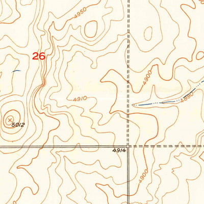 United States Geological Survey Shattuck Butte, ID (1950, 24000-Scale) digital map