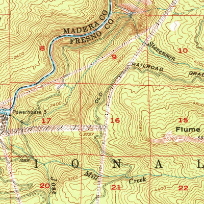 United States Geological Survey Shaver Lake, CA (1953, 62500-Scale) digital map