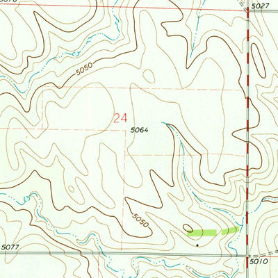 United States Geological Survey Shaw, CO (1973, 24000-Scale) digital map