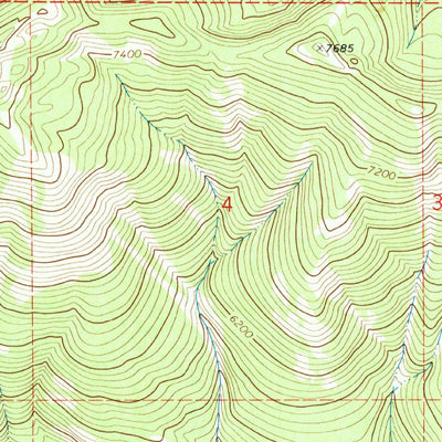 United States Geological Survey Shaw Creek, MT (1970, 24000-Scale) digital map