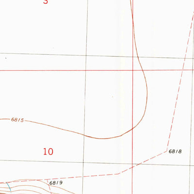 United States Geological Survey Shaw Mountain, NM (1981, 24000-Scale) digital map