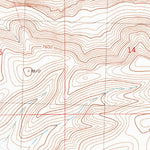 United States Geological Survey Shaw Mountain, NM (1981, 24000-Scale) digital map