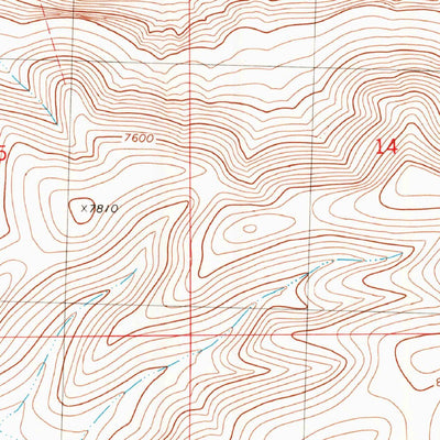 United States Geological Survey Shaw Mountain, NM (1981, 24000-Scale) digital map