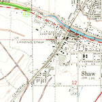 United States Geological Survey Shaw, MS (1967, 24000-Scale) digital map