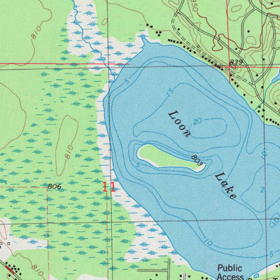 United States Geological Survey Shawano, WI (1982, 24000-Scale) digital map