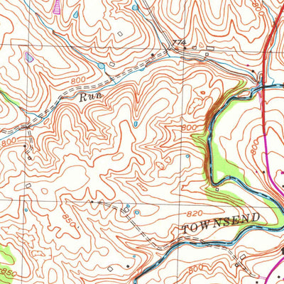United States Geological Survey Shawhan, KY (1954, 24000-Scale) digital map