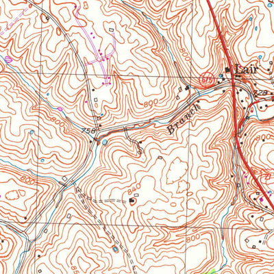 United States Geological Survey Shawhan, KY (1954, 24000-Scale) digital map