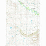United States Geological Survey Shawmut, MT (1986, 24000-Scale) digital map