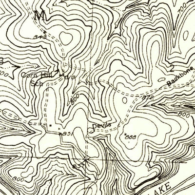 United States Geological Survey Shawnee Bend, MO (1955, 24000-Scale) digital map