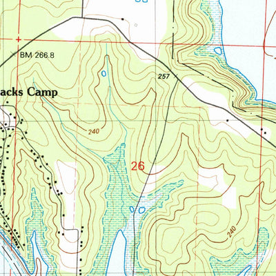 United States Geological Survey Shawnee Bend, MO (1983, 24000-Scale) digital map