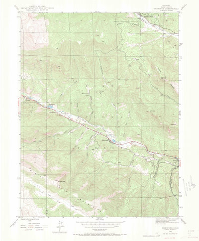 United States Geological Survey Shawnee, CO (1945, 24000-Scale) digital map