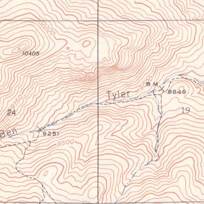 United States Geological Survey Shawnee, CO (1948, 24000-Scale) digital map