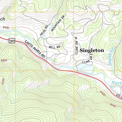 United States Geological Survey Shawnee, CO (2013, 24000-Scale) digital map