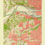United States Geological Survey Shawnee, KS (1957, 24000-Scale) digital map