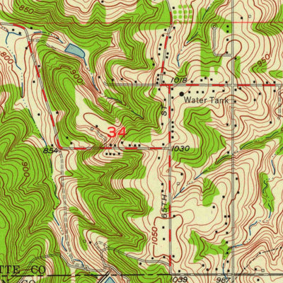 United States Geological Survey Shawnee, KS (1957, 24000-Scale) digital map