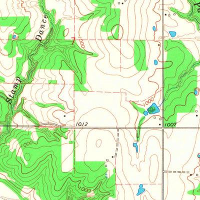 United States Geological Survey Shawnee NE, OK (1967, 24000-Scale) digital map