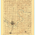 United States Geological Survey Shawnee, OK (1909, 62500-Scale) digital map