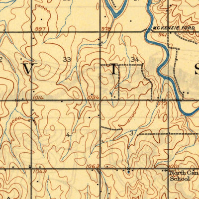 United States Geological Survey Shawnee, OK (1909, 62500-Scale) digital map