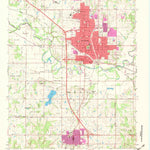 United States Geological Survey Shawnee, OK (1967, 24000-Scale) digital map