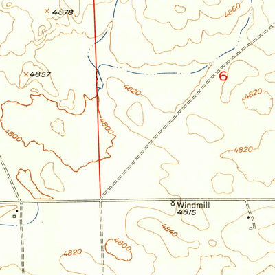 United States Geological Survey Shawnee, WY (1949, 24000-Scale) digital map