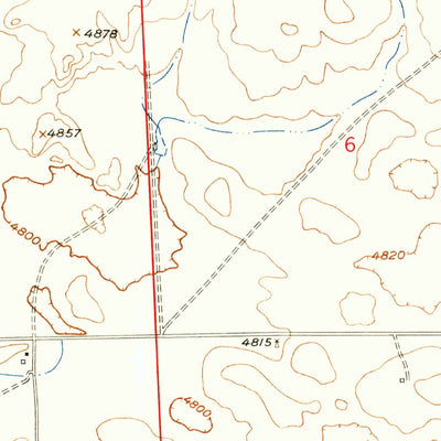 United States Geological Survey Shawnee, WY (1961, 24000-Scale) digital map