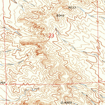 United States Geological Survey Shawnee, WY (1961, 24000-Scale) digital map