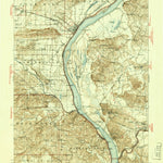 United States Geological Survey Shawneetown, IL-KY (1916, 62500-Scale) digital map