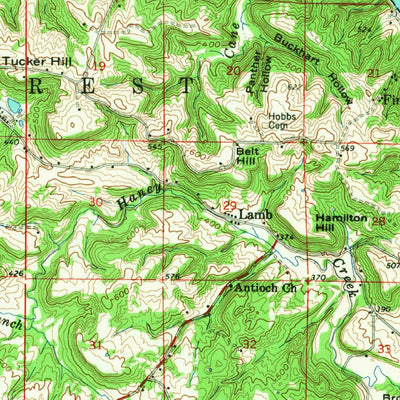 United States Geological Survey Shawneetown, IL-KY (1959, 62500-Scale) digital map