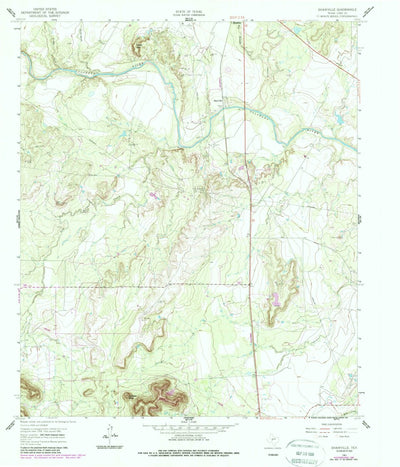 United States Geological Survey Shawville, TX (1961, 24000-Scale) digital map