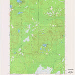United States Geological Survey Shay Lake, WI (1973, 24000-Scale) digital map