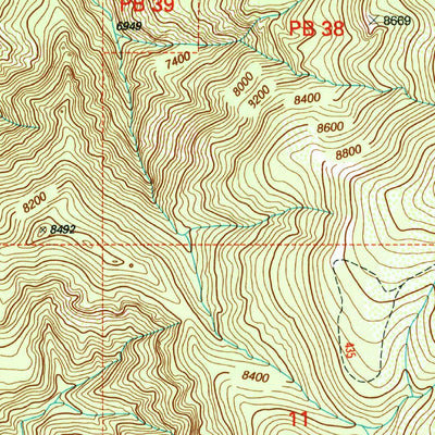 United States Geological Survey Shay Mountain, UT (2001, 24000-Scale) digital map