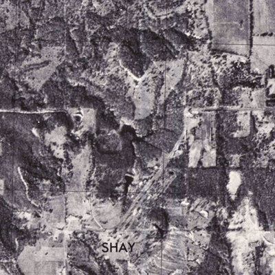United States Geological Survey Shay, OK (1976, 24000-Scale) digital map