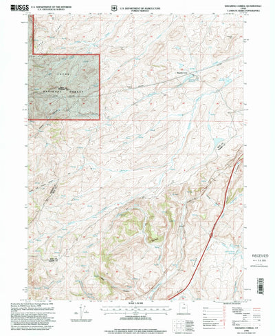 United States Geological Survey Shearing Corral, UT (1998, 24000-Scale) digital map