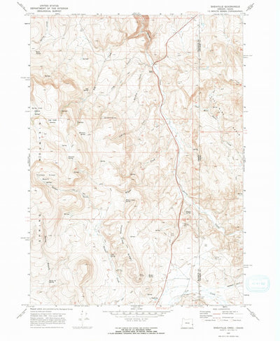 United States Geological Survey Sheaville, OR-ID (1969, 24000-Scale) digital map