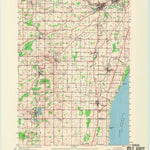 United States Geological Survey Sheboygan Falls, WI (1954, 62500-Scale) digital map