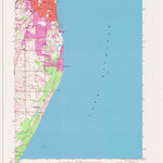 United States Geological Survey Sheboygan South, WI (1954, 24000-Scale) digital map
