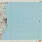United States Geological Survey Sheboygan, WI-MI (1989, 100000-Scale) digital map