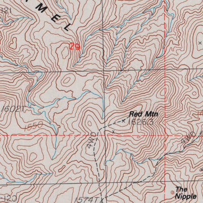United States Geological Survey Sheckler Reservoir, NV (1985, 24000-Scale) digital map