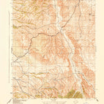 United States Geological Survey Shedd Canyon, CA (1943, 31680-Scale) digital map