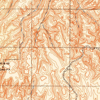 United States Geological Survey Shedd Canyon, CA (1943, 31680-Scale) digital map