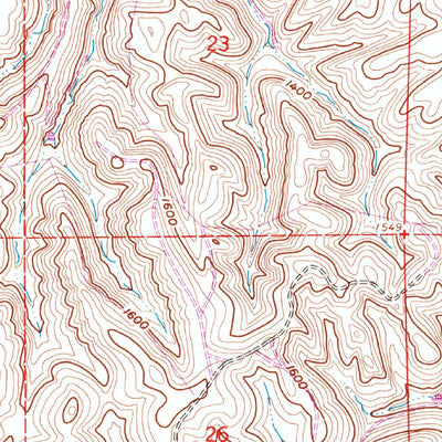 United States Geological Survey Shedd Canyon, CA (1961, 24000-Scale) digital map