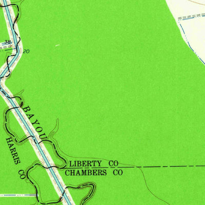 United States Geological Survey Sheeks, TX (1961, 24000-Scale) digital map