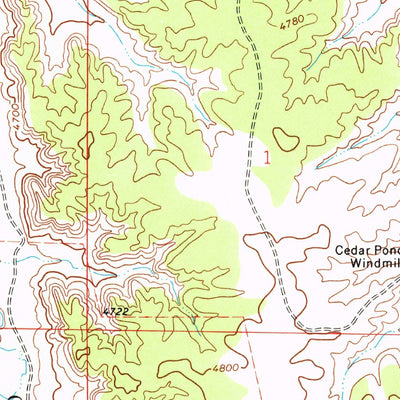United States Geological Survey Sheep Canyon, CO (1972, 24000-Scale) digital map