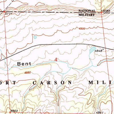 United States Geological Survey Sheep Canyon, CO (1993, 24000-Scale) digital map